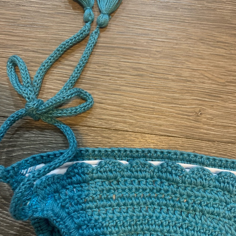 Hand crocheted bathing suits!